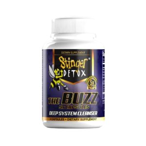 STINGER DETOX - DEEP SYSTEM CLEANSER - THE BUZZ 5X - (4 CÁPSULAS)