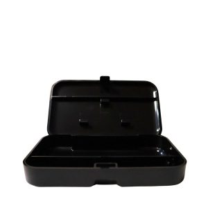 ESTUCHE PARA CIGARRILLOS PLASTICO PORTÁTIL - NEGRO