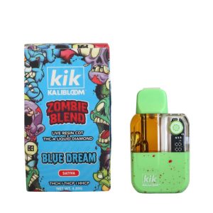 PLUMA WAX KIK KALIBLOOM- Zombie Blend - "Blue Dream" LIVE RESIN CDT - THC-A - LIQUID DIAMOND 4.2 ML (SATIVA)