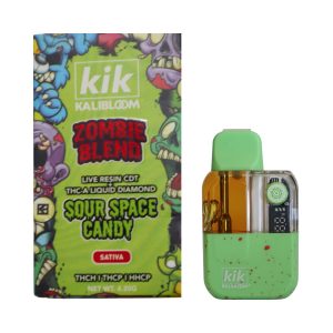 PLUMA WAX KIK KALIBLOOM- Zombie Blend - "Death Star" LIVE RESIN CDT - THC-A - LIQUID DIAMOND 4.2 ML (INDICA)