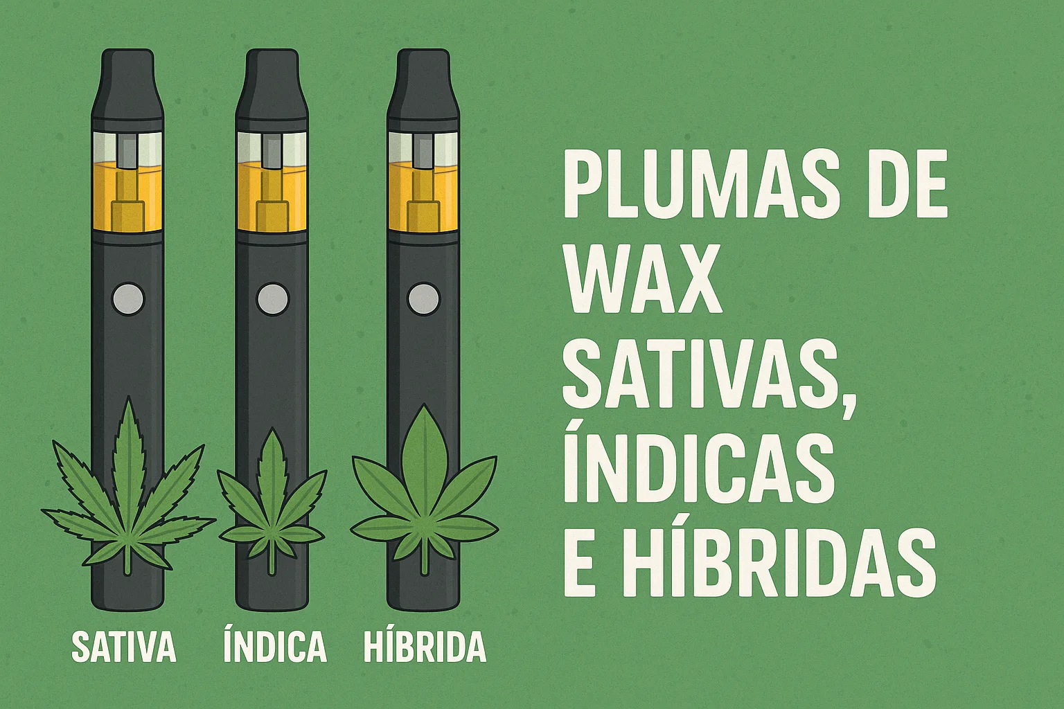 Diferencia entre Plumas de Wax Sativas, Índicas e Híbridas