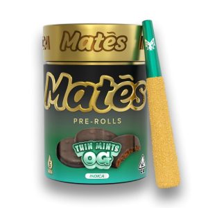 MATES PRE-ROLADOS - MUHA MEDS "Thin Mints Og" 5 piezas (ÍNDICA)