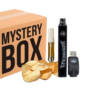 MYSTERY BOX - 1 cartucho + 1 batería para wax + papitas thc