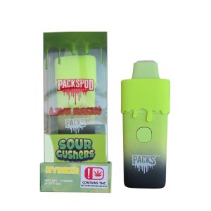 PLUMA DE WAX DESECHABLE - PACKSPOD "Sour Gushers" 2ML (HÍBRIDA)