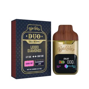 PLUMA DE WAX - BIG CHIEF DUO (2 sabores)- "Guava Pop - Blackberry Jam" 2ML (HIBRIDA/INDICA)