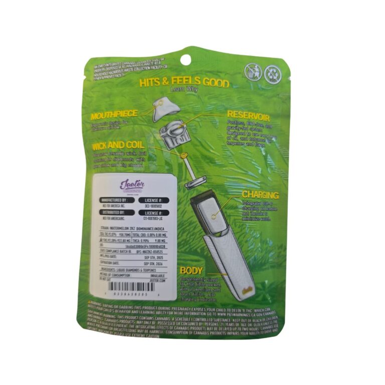 PLUMA WAX JEETER WATERMELON ZKZ REVERSO PLUMA WAX JEETER WATERMELON ZKZ REVERSO